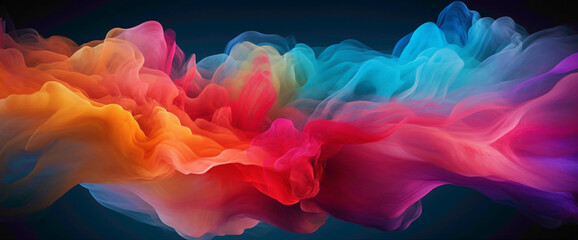 Mesmerizing blend of colors forming an enchanting gradient, captured with clarity by an HD camera...