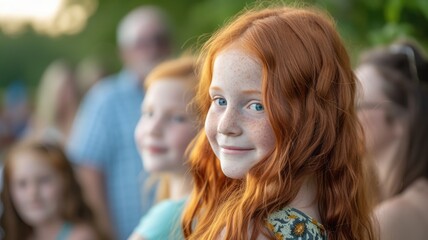 Friends and families gathered for red-headed gatherings and events