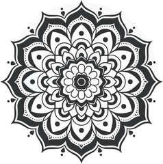 Infinite Unity: Mandala Circle Logo
