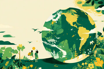 international mother earth day, Poster, Design