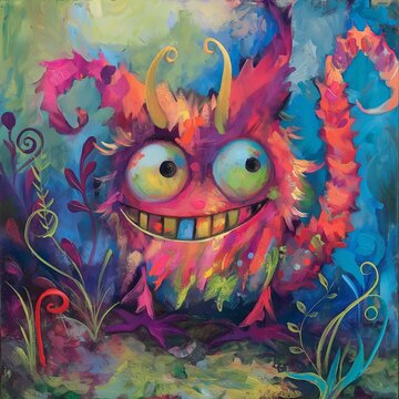 "Sprightly Charm: The Gouache Pixie"