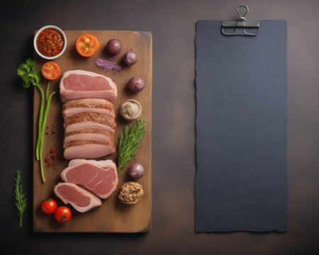 Delicious Meat Products Background: Fresh Cuts, Butcher's Selection, Carnivore's Paradise