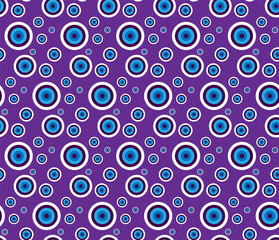 simple circles pattern violet background