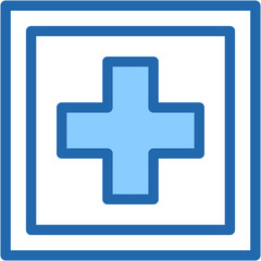 Pharmacy, Healthcare and Medical, Signaling, Hospital, Sign, Cross Icon