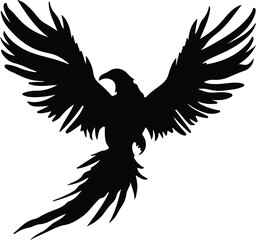 Obraz premium Archaeopteryx silhouette