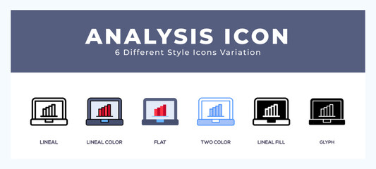 Analysis icon. high quality icon symbol for web design