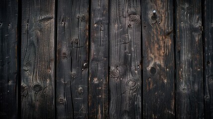 Rustic dark Weathered Wood black texture grain background