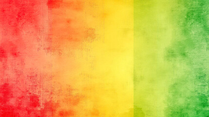vibrant gradient transitioning smoothly from red to orange, then to yellow, and finally to green, with a textured, paint-like effect throughout.