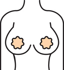 NuBra Womens Self Adhesive Pasties icon.