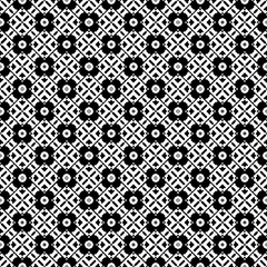 Black and white seamless abstract pattern. Background and backdrop. Grayscale ornamental design.