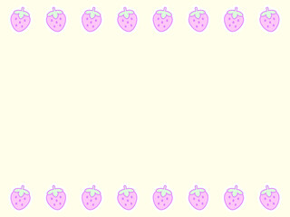 4:3 レトロファンシーいちごフレーム⭐︎