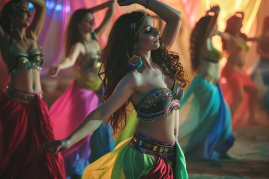 arabic belly dance class concept