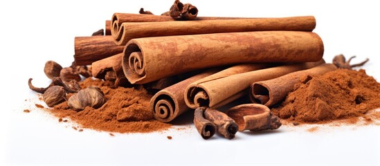 A staple food in many cuisines, cinnamon sticks and powder are commonly used ingredients in baked goods. This aromatic spice adds flavor to dishes and is popular in both sweet and savory recipes
