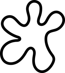 Obraz premium Abstract Blob Organic Shape
