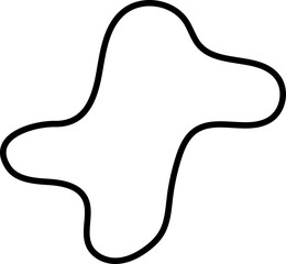 Abstract Blob Organic Shape