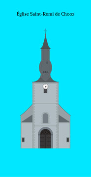 &Eacute;glise Saint-Remi de Chooz, France