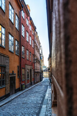 Fototapeta premium Gamla Stan,The Old Town in Stockholm, Sweden