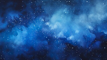 Fototapeta premium Blue night starry sky, space, background for screensaver. Astrology, horoscope, zodiac signs