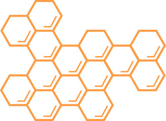 Bee Honeycomb Cells - obrazy, fototapety, plakaty