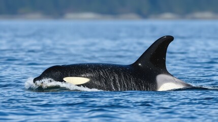 Fototapeta premium Majestic Killer Whale in its Natural Habitat