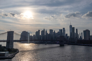 City Skyline with Hudson River, Manhattan, New York