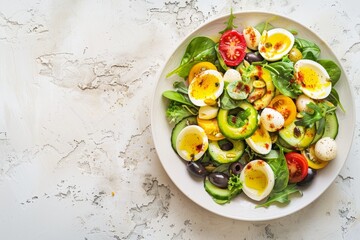 Freshly Prepared Salade Niçoise, Colorful and Nutritious