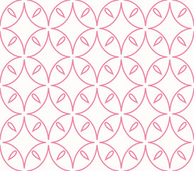 Abstract victorian seamless pattern. Vector art deco background. Geometric illustration. - 756700959