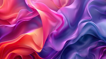 Obraz premium Colorful motion elements with neon led illumination waves. Abstract futuristic background.