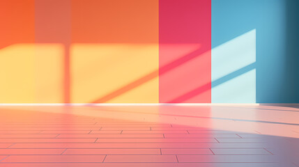 Obraz premium Colorful walls and bricks