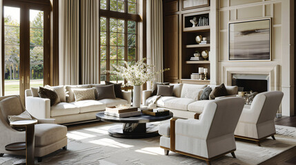 Transitional Tranquility: Experience the seamless blend of traditional and contemporary design elements in transitional interiors. Discover rooms, furniture, and decor that strike the perfect balance 