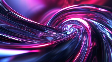 abstract futuristic background with glowing neon moving high speed wave lines and bokeh lights. Data transfer concept Fantastic wallpaper