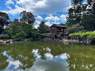 Fototapeta na wymiar Cultural Retreat: Kenroku-en's Zen Sanctuary, Kanazawa, Ishikawa, Japan