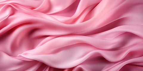 Close Up of Pink Fabric Generative AI