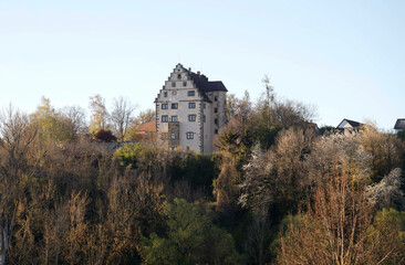Naklejka premium Buerg Castle or Gemming'sche Schloss in Neuenstadt, Baden-Wuerttemberg, Germany