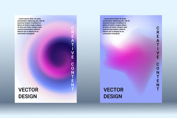 Artistic design of the cover. A set of modern abstract objects. - 756720575