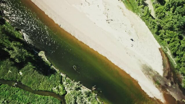 Aerial View of Bitterroot River and Valley