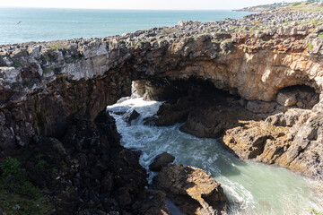 Hellmouth is a rift found on the coast on the outskirts
of the Portuguese city of Cascais - 756729308