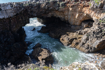 Hellmouth is a rift found on the coast on the outskirts
of the Portuguese city of Cascais - 756729738