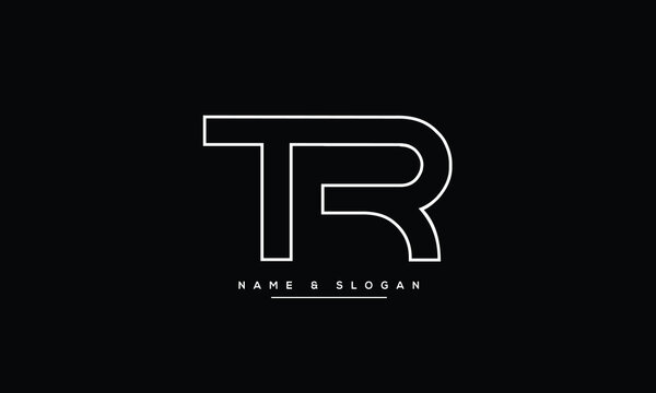 TR, RT, T, R, Abstract Letters Logo monogram