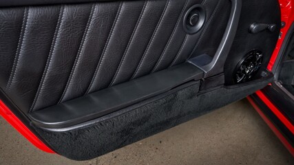 Drivers door of a car