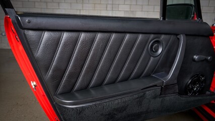 Drivers door of a car