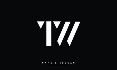 YW, WT, T, W, Abstract Letters Logo monogram