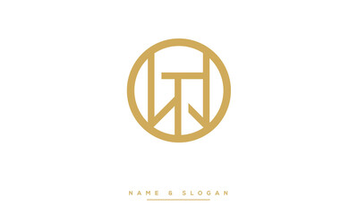 YW, WT, T, W, Abstract Letters Logo monogram
