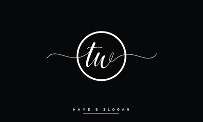 YW, WT, T, W, Abstract Letters Logo monogram