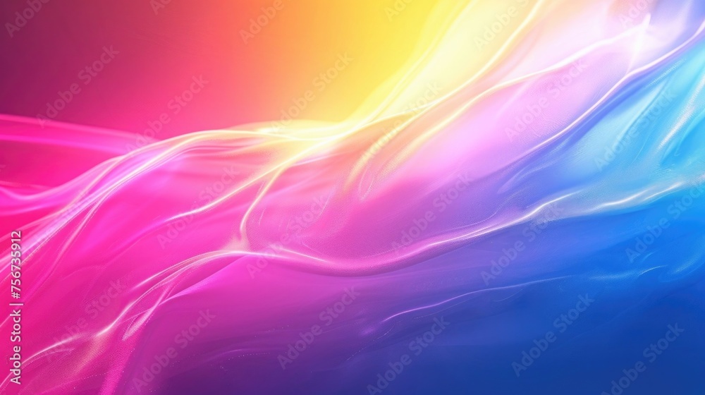 Poster close-up of a cell phone with a vibrant background. suitable for technology concepts