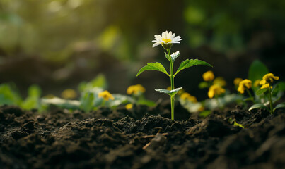 Lifecycle of a Daisy: Seedling to Full Bloom