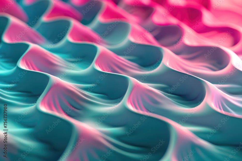 Poster detailed close-up of a textured wavy surface. suitable for backgrounds or abstract designs