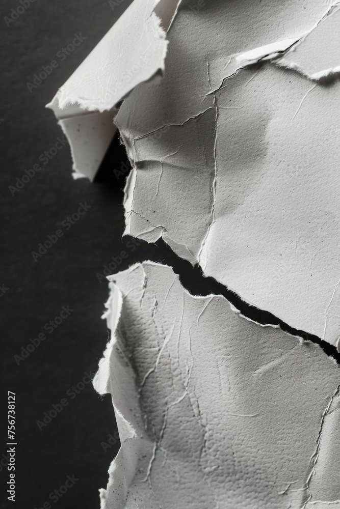 Poster close up shot of a piece of paper on a table. suitable for various office or educational concepts