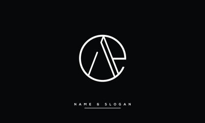 EA,A E, E, A, Abstract Letters Logo monogram