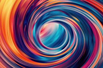 Fototapeta premium A vibrant and dynamic swirl design, perfect for adding a pop of color to any project